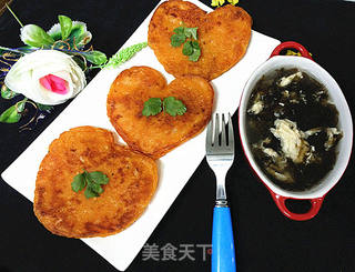 【韩国】辣白菜南瓜饼的做法步骤:11