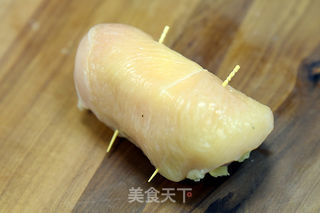 爆浆起司鸡肉卷——德普烘焙实验室的做法步骤:6