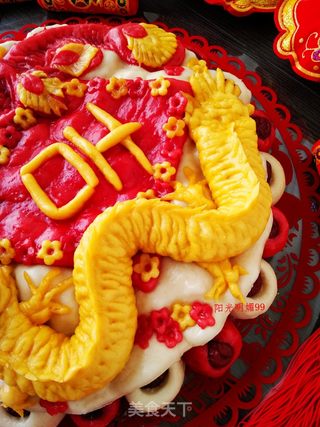 【河南】龙凤呈祥枣花馍(创意面点)的做法步骤:33