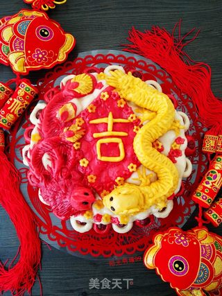 【河南】龙凤呈祥枣花馍(创意面点)的做法步骤:36