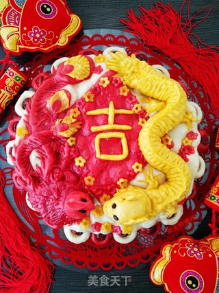 【河南】龙凤呈祥枣花馍(创意面点)的做法步骤:34