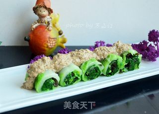 【河南】坚果酱佐白菜卷的做法步骤：11