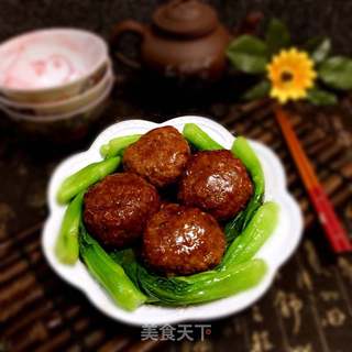 【江苏】红烧狮子头的做法步骤:11