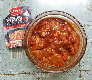 韩式香辣鸡肉卷的做法步骤:5