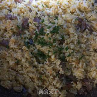【金华】腊肠炒饭的做法步骤:6
