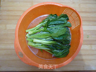 白灼菜心的做法步骤:2