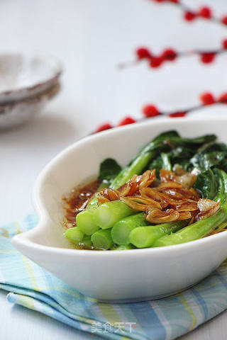 白灼菜心的做法步骤:12