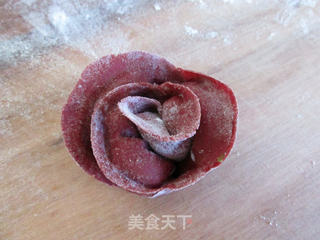 【河南】玫瑰花煎饺的做法步骤:7