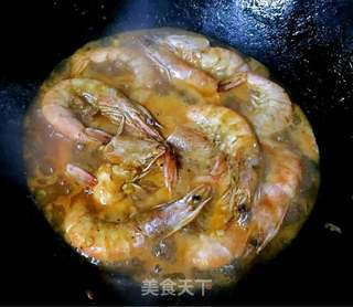 【大连】番茄㸆海虾的做法步骤:5