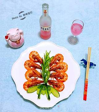 【大连】番茄㸆海虾的做法步骤:15