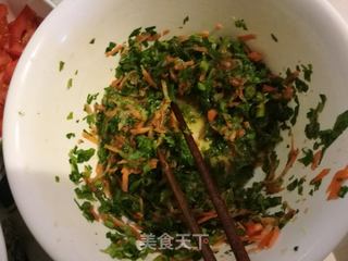 【山西】芹菜叶胡萝卜饼的做法步骤:6