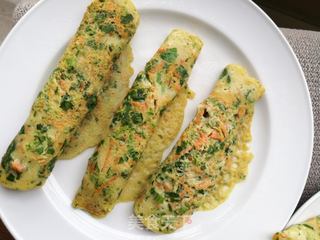 【山西】芹菜叶胡萝卜饼的做法步骤:14