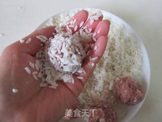 【湖北】珍珠丸子 的做法步骤:11