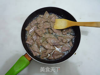 【天津】酱爆猪肝的做法步骤:8