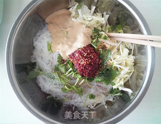 【东北】麻酱白菜粉丝的做法步骤:6