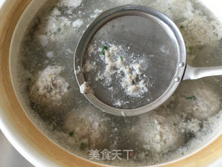 【扬州】清炖狮子头的做法步骤:11
