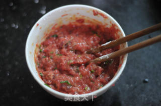 【湖南】葱香牛肉饼的做法步骤：5
