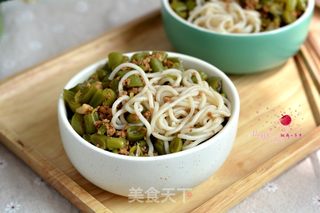 【北京】猪肉豆角拌面的做法步骤:11