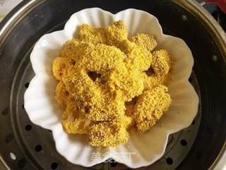 【山东】粉蒸排骨藕的做法步骤:13