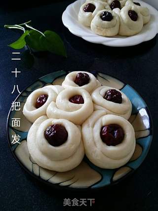 【东北】枣花馒头的做法步骤:9