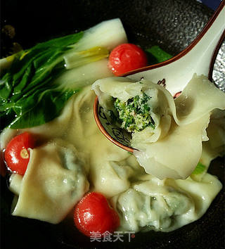 【南京】荠菜猪肉大馄饨的做法步骤:17