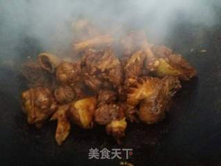 【东北】农村土锅柴火炖鸡的做法步骤：6
