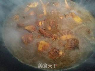 【东北】农村土锅柴火炖鸡的做法步骤：7
