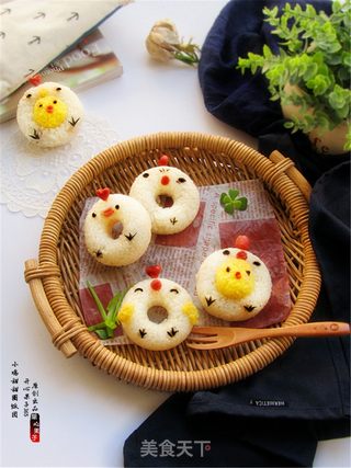 巧做小鸡米饭团 的做法步骤:7