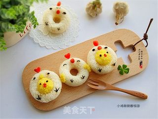 巧做小鸡米饭团 的做法步骤:8