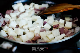 【上海】黑椒杏鲍菇牛肉粒的做法步骤:4