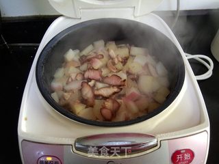萝卜酱肉饭的做法步骤:10