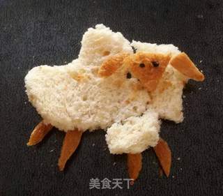 【东北】 三羊开泰 ~~ 面包片拼盘的做法步骤:6