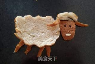 【东北】 三羊开泰 ~~ 面包片拼盘的做法步骤:8