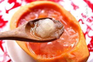 【山东】木瓜雪蛤的做法步骤:9