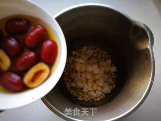 【烟台】雪梨百合豆汁的做法步骤:2
