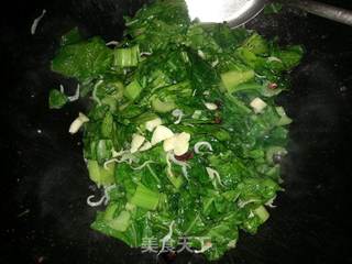 【闽南】芥菜炒银鱼的做法步骤:7