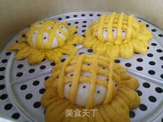 【东北】向日葵花馒头的做法步骤：10