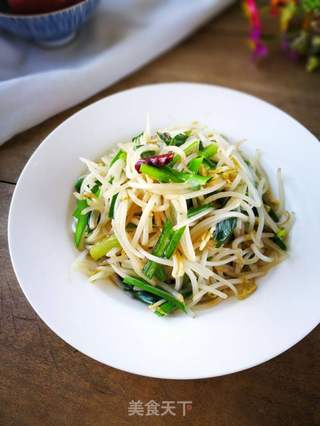 #【烟台】清炒豆芽的做法图解10