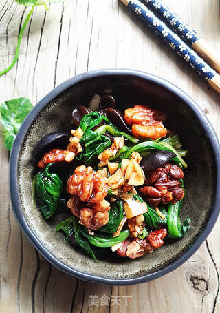 【天津】菠菜木耳拌核桃仁的做法步骤:10
