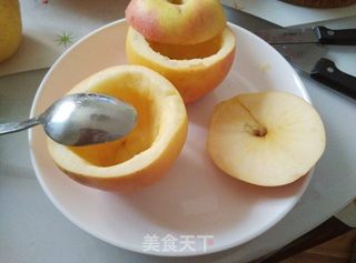 【陕西】醪糟烤苹果的做法步骤：1