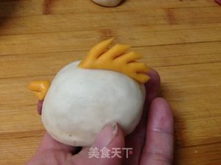 【河北】萌“鸡”贺春（小鸡豆沙包）的做法步骤：14