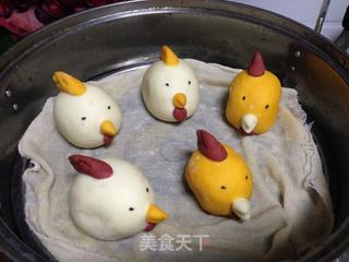 【河北】萌“鸡”贺春(小鸡豆沙包)的做法步骤:18