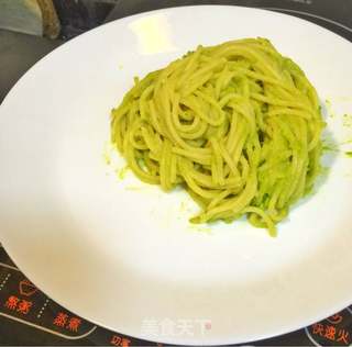 【广东】香煎三文鱼配牛油果酱意面的做法步骤:15
