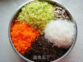 什锦小鸡素包的做法步骤:5