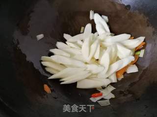 【烟台】清炒山药木耳的做法步骤:5