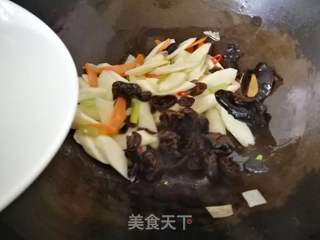 【烟台】清炒山药木耳的做法步骤:7