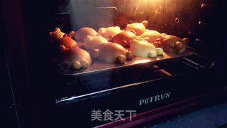 萌萌哒小熊面包的做法步骤:12