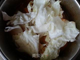 【闽南】猪血糕炖白菜的做法步骤:5