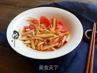 【闽南】番茄杏鲍菇的做法步骤:6