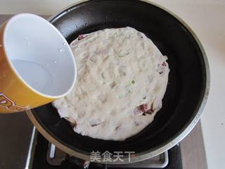 【湖北】腊肠葱香饼的做法步骤:9